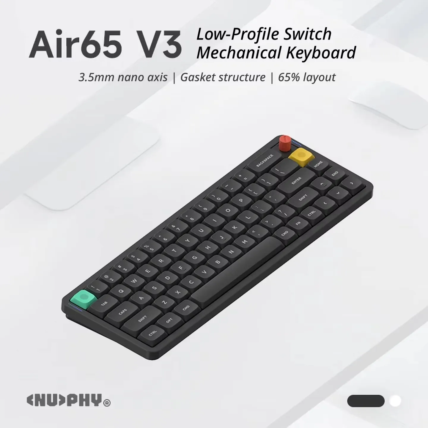 NuPhy V3 Series Wireless Mechanical Keyboard Tri Mode Hot Swap Mute 1000Hz 4000mAh Long Endurance Office Gaming Keyboards Gift