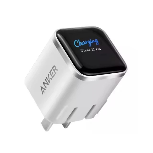 Anker Smart 45w Charger Adapter with Display Suitable for Iphone 17 Pro Max Charging Head Fast Charging