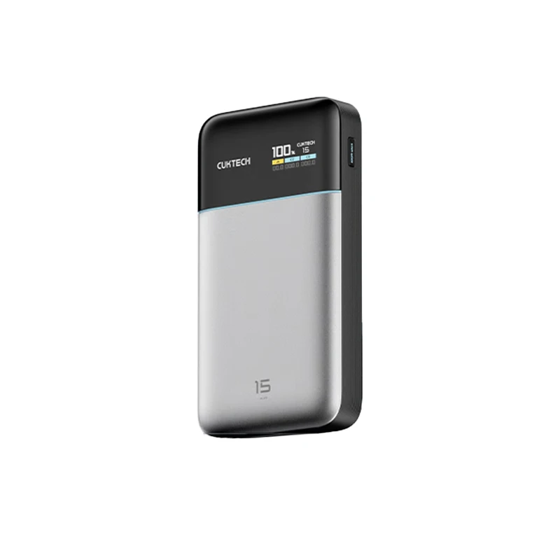 CUKTECH 15 Power Bank Air 15000 100W MAX Output GaN Portable Charger PD PPS For MacBook Sumsung S25 iPhone 16 Xiaomi 15