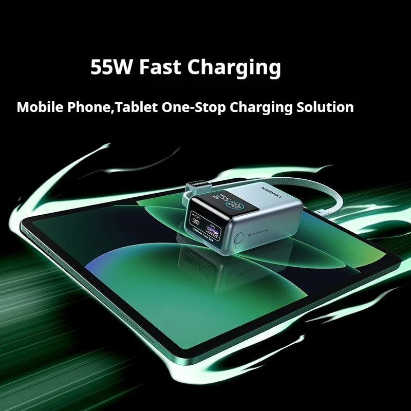 UGREEN 10000mAh Energy Pro Mini Power Bank 55W Fast Charging Mobile Power Bank Portable External Battery For IPhone17 Pro Xiaomi