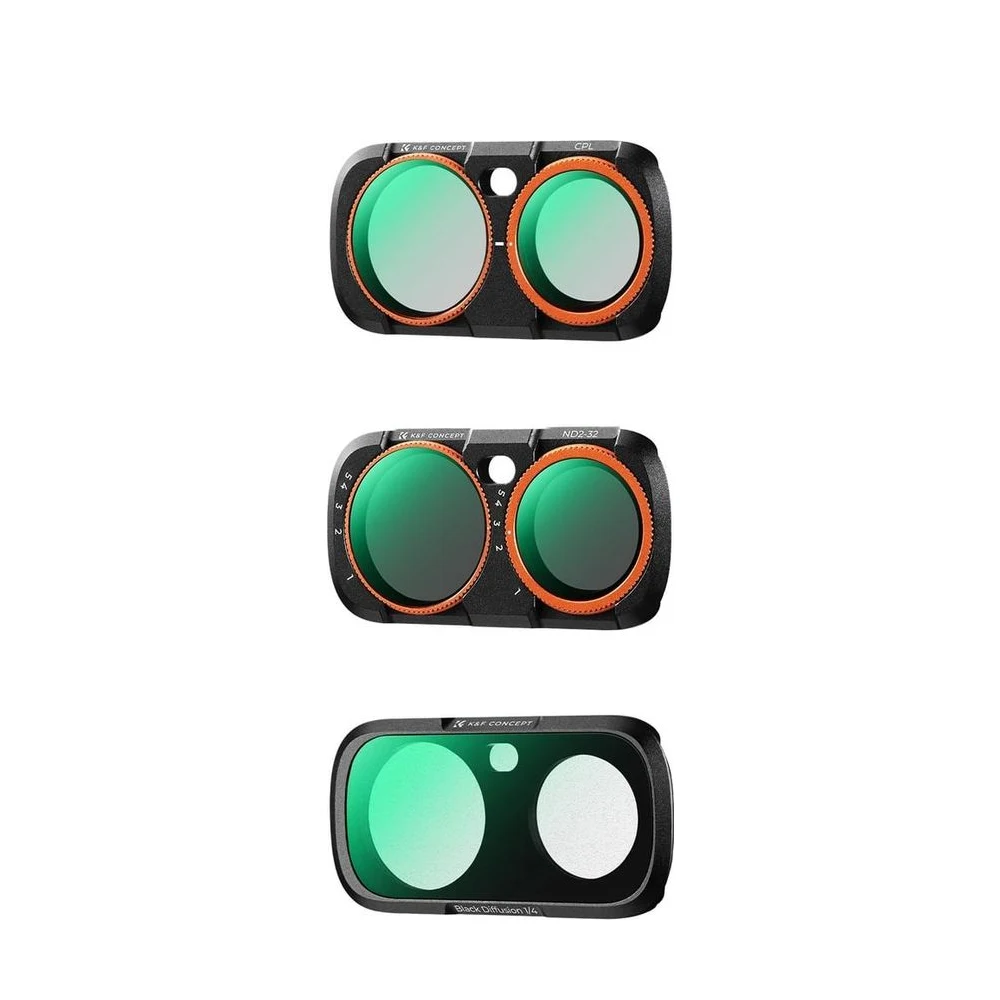 K&F CONCEPT for Insta360 Luna Ultra Magnetic Filter UV CPL Black Mist 1-4 Variable Neutral Density Lens Filters