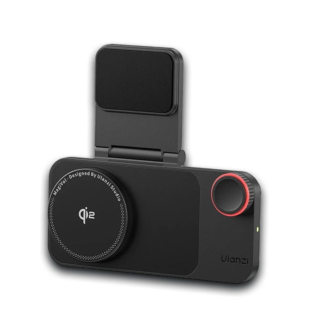 Ulanzi CW15 Wireless Charger Qi2 15W Fast Charging StandBy Ready Instant Magnetic Snap Multimedia Smart Dial Control for Studio