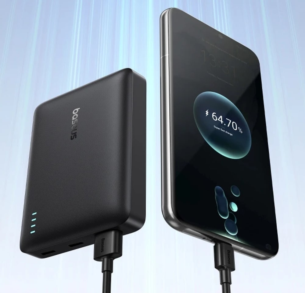 Baseus Batería Externa 10000mAh 22.5W QC PD Carga Rápida