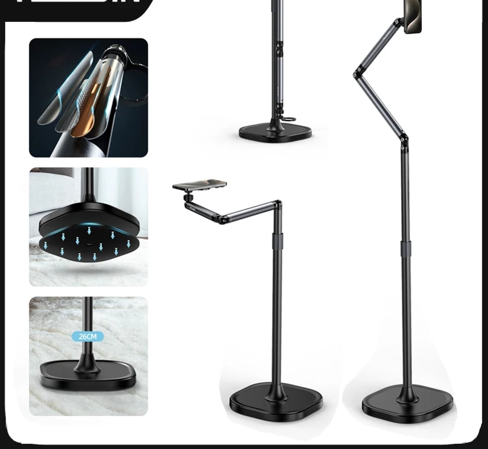 Telesin Soporte Móvil Magnético Extensible P3-FS-01
