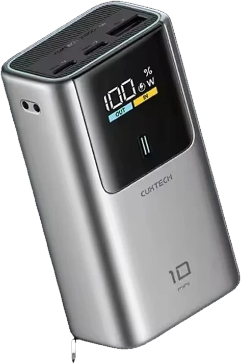 CUKTECH 10 Mini Power Bank 55W MAX 10000mAh High-Capacity Portable Fast Charging Digital Display Charger
