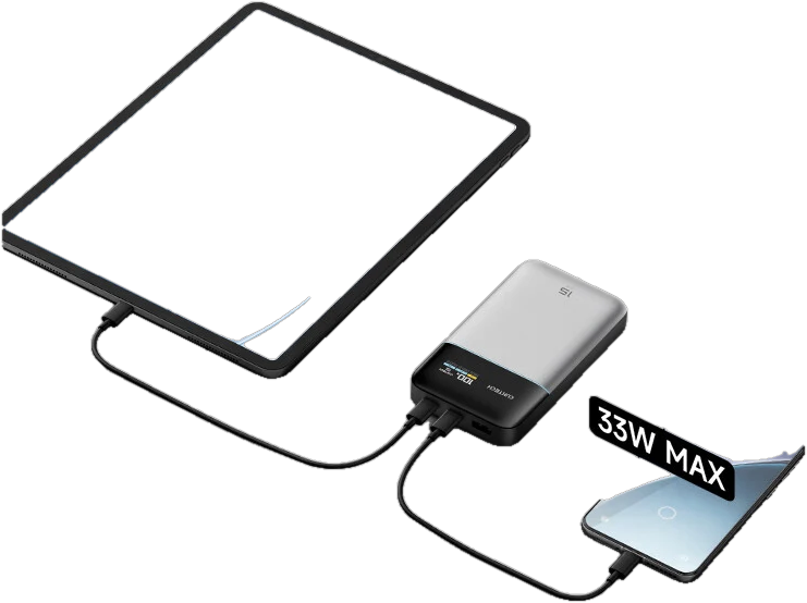 CUKTECH 15 Power Bank Air 15000 100W MAX Output GaN Portable Charger PD PPS For MacBook Sumsung S25 iPhone 16 Xiaomi 15
