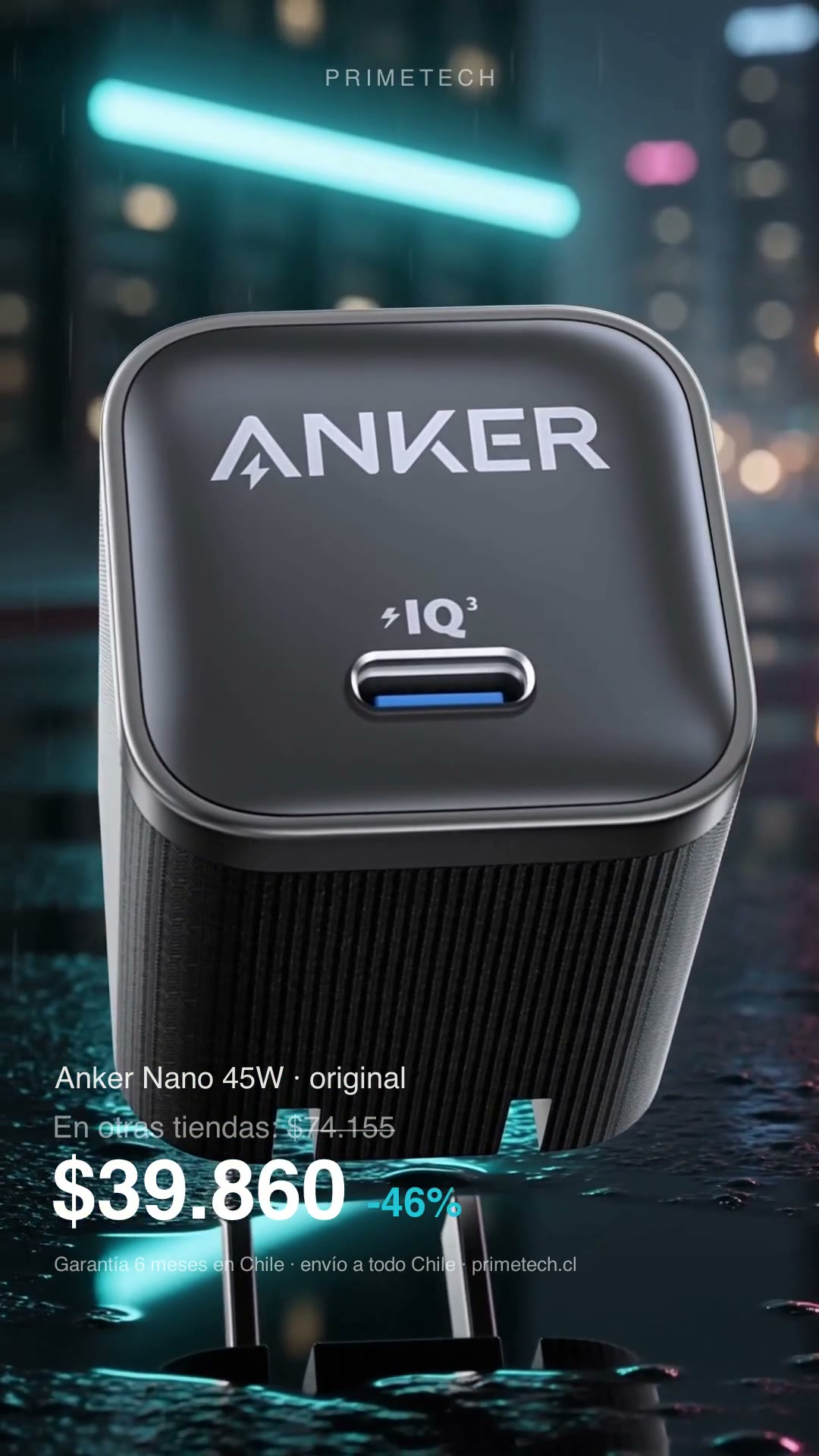 Anker Nano 45W Type C Charger Fast Charging Compact and Foldable Plug USB C Charger Anker's Advanced GaN-Powered Charger